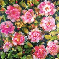 Serviettes en papier Fleurs de cerisier - Visuel 0