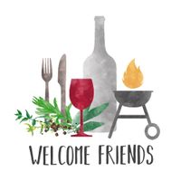 Serviettes en papier - paquet de 20 GRILL - Visuel 0