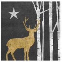 Serviettes en papier - paquet de 20 DEER GRIS - Visuel 0