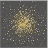 Serviettes en papier - paquet de 20 NUGGETS ARGENT - Visuel 0