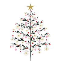 Serviettes en papier - paquet de 20 SAPIN - Visuel 0