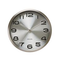 Horloge Maxie acier 29 cm - Visuel 0