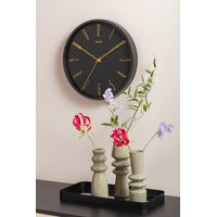 Horloge belle numbers métal noire 35cm - Visuel 3