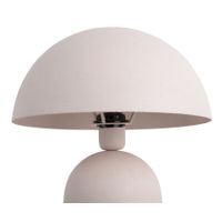 Lampe de table champignon Booz H 43 cm gris chaud - Visuel 1
