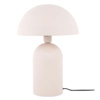 Lampe de table champignon Booz H 43 cm gris chaud - Visuel 0