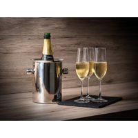 Seau à champagne inox équilibreur thermique avec glacettes 19cm - Visuel 1