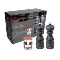 Coffret 2 moulins sel + poivre Paris Graphite + tube de poivre - Visuel 2