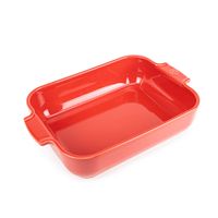 Plat à four rectangulaire rouge 32 cm - Visuel 0