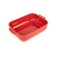 Plat à four rectangulaire rouge 25 cm - Visuel 0