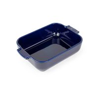 Plat à four rectangulaire bleu 25 cm - Visuel 0