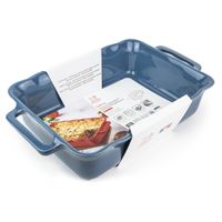 Plat à four Délices rectangulaire 37,5 cm bleu océan - Visuel 1