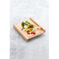 Plan de travail / Planche à découper Bambou avec rigole 60 x 40cm - Visuel 1