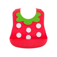 Bavoir bébé fraise - Visuel 0