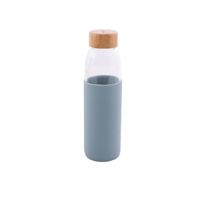Bouteille verre borosilicate 580 ml bleu brouillard - Visuel 0