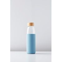 Bouteille verre borosilicate 580 ml bleu brouillard - Visuel 2