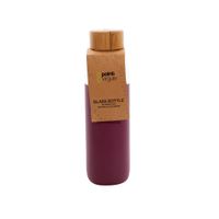 Bouteille verre borosilicate 580 ml lie de vin - Visuel 1