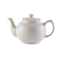 Théière 6 tasses crème + filtre - Visuel 0