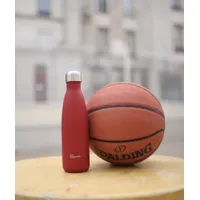 Bouteille isotherme granite rouge piment 500 ml - Visuel 2
