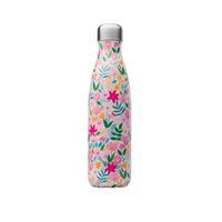 Bouteille isotherme flora rose 500 ml - Visuel 0