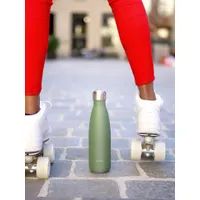 Bouteille isotherme granite kaki 260ml - Visuel 2