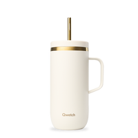 Cold cup isotherme inox avec anse - Matt - Sable & Or - 600ml - Visuel 1