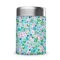 Lunchbox isotherme Flora bleu 600 ml - Visuel 0