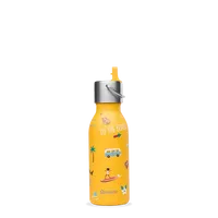 Bouteille isotherme enfant Honolulu Curry bouchon pipette 350 ml - Visuel 1