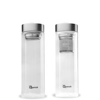 Théière double paroi + filtres 430 ml - Visuel 0
