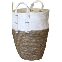 Panier de rangement INOA Blanc 25 cm - Visuel 0