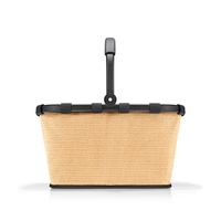Panier de courses raffia noir - Visuel 0