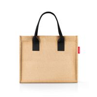 Sac de courses raffia noir - Visuel 0