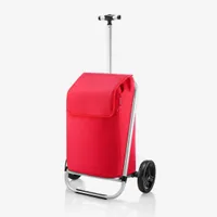 Chariot de courses rouge - Visuel 1