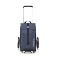 Chariot de courses Citycruiser bleu herringbone - Visuel 1