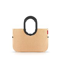 Panier de courses L raffia noir - Visuel 0