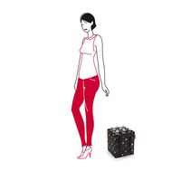 Sac porte-bouteilles dots multicolore - Visuel 1