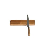 Barre aimantée pour couteaux 30cm hêtre verni - Visuel 0