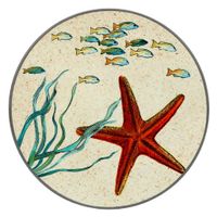 Dessous de plat en mélamine Sealife Etoile 20 cm - Visuel 0