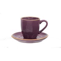 Tasse à café Concerto aubergine - Visuel 0