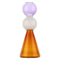 Vase soliflore Alchimi - sommet violet - Visuel 0