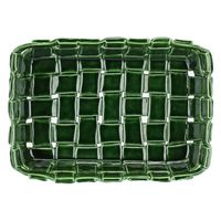 Centre de table rectangulaire Intrecciata vert - Visuel 2