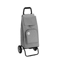 Poussette de marché Carlux chiné isotherme 2 roues acier Gris - Visuel 1