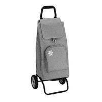 Poussette de marché Carlux chiné isotherme 2 roues acier Gris - Visuel 0