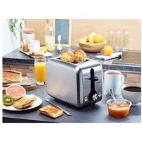 Grille-pain toaster inox 2 fentes - Visuel 4