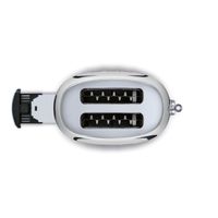 Grille-pain toaster 2 tranches chrome - Visuel 2