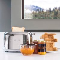 Grille-pain toaster 2 tranches chrome - Visuel 3