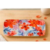 Plat à cake rectangulaire Aquarella - Visuel 0