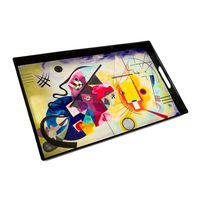 PLATEAU RECTANGULAIRE GM KANDINSKY - Visuel 0