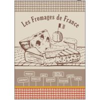 Torchon fromages de france noisette - Visuel 0
