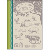 Torchon Ferme Bio Vert - Visuel 0