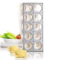 Moule pour 10 raviolis carrés 6 x 6cm - Visuel 0